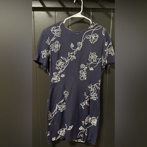 Navy Floral Women’s dress